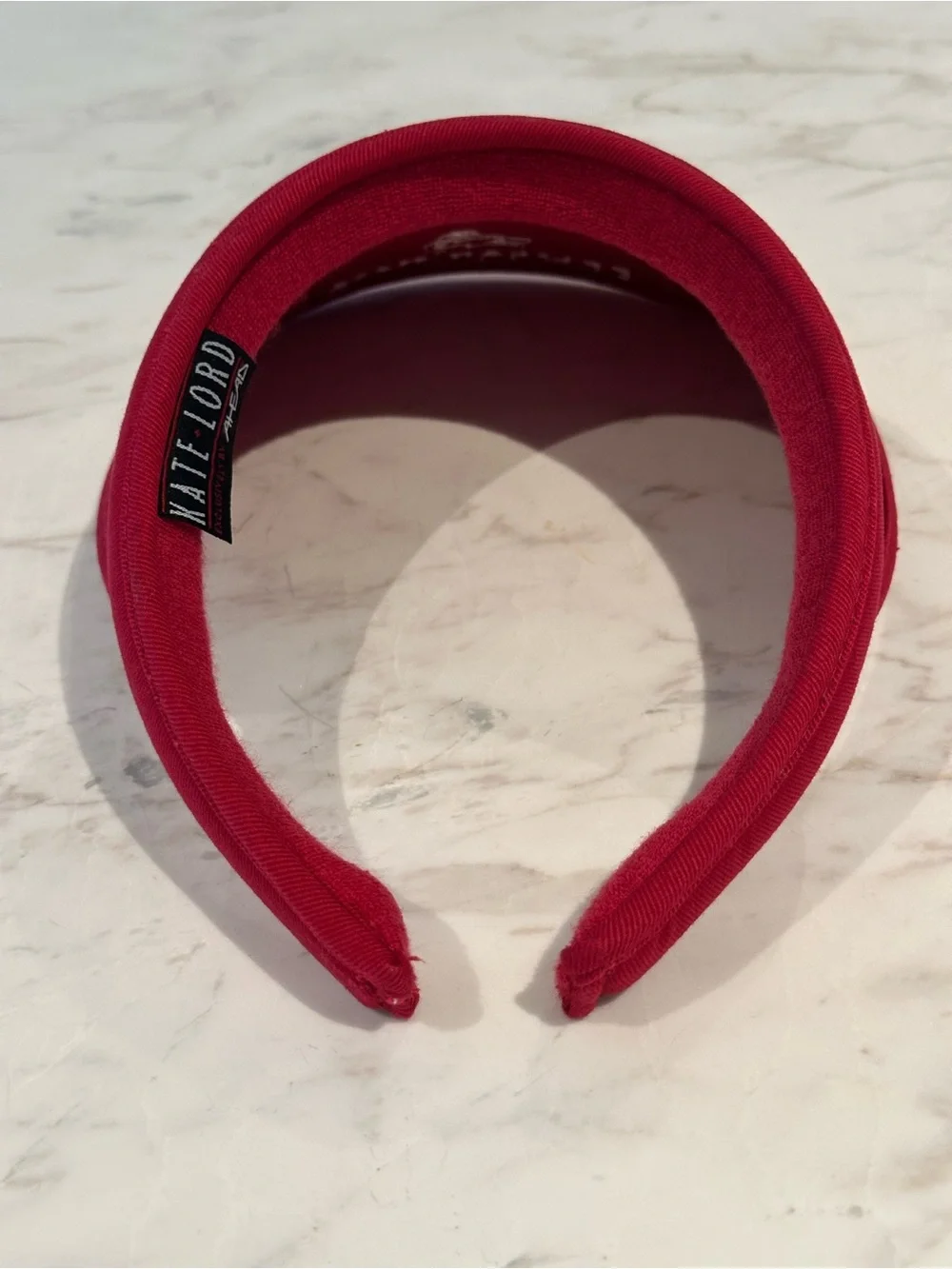 Kate Lord by Ahead Pelican Hill Clip-on Red Visor